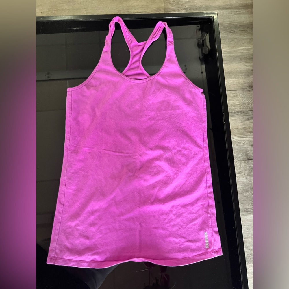 Fuchsia, Reebok, tank top size large